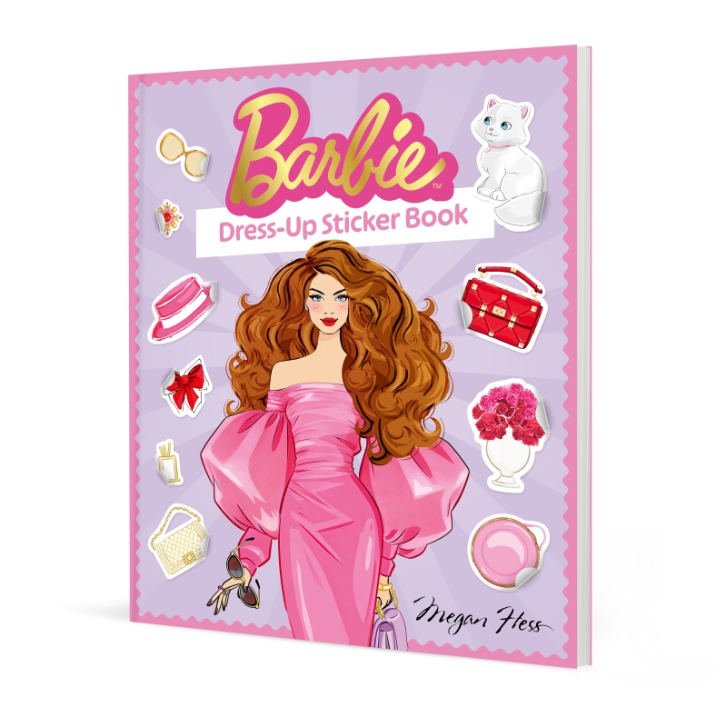 Book cover image - Barbie: Dress-Up Sticker Book