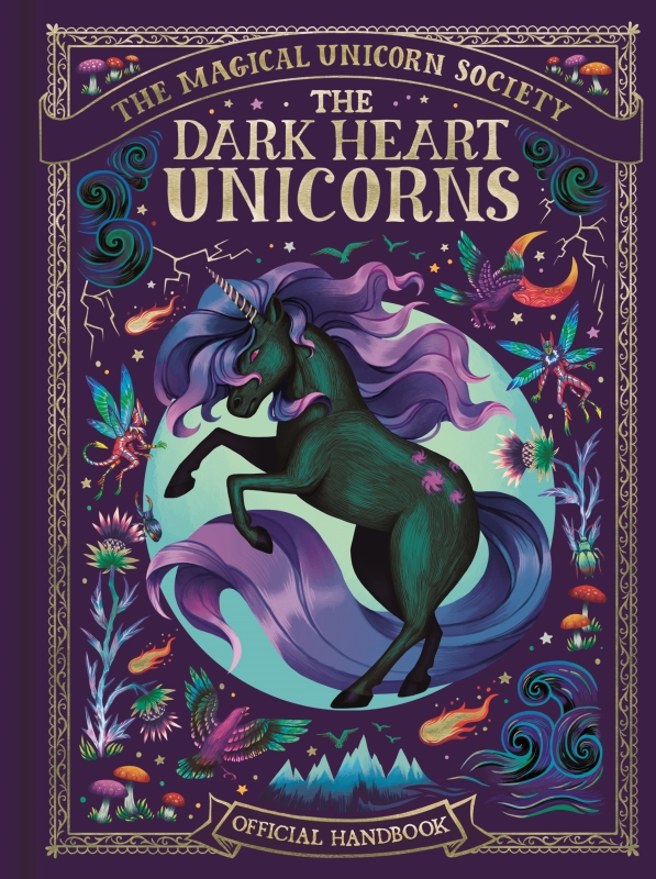 Book cover image - The Magical Unicorn Society: The Dark Heart Unicorns