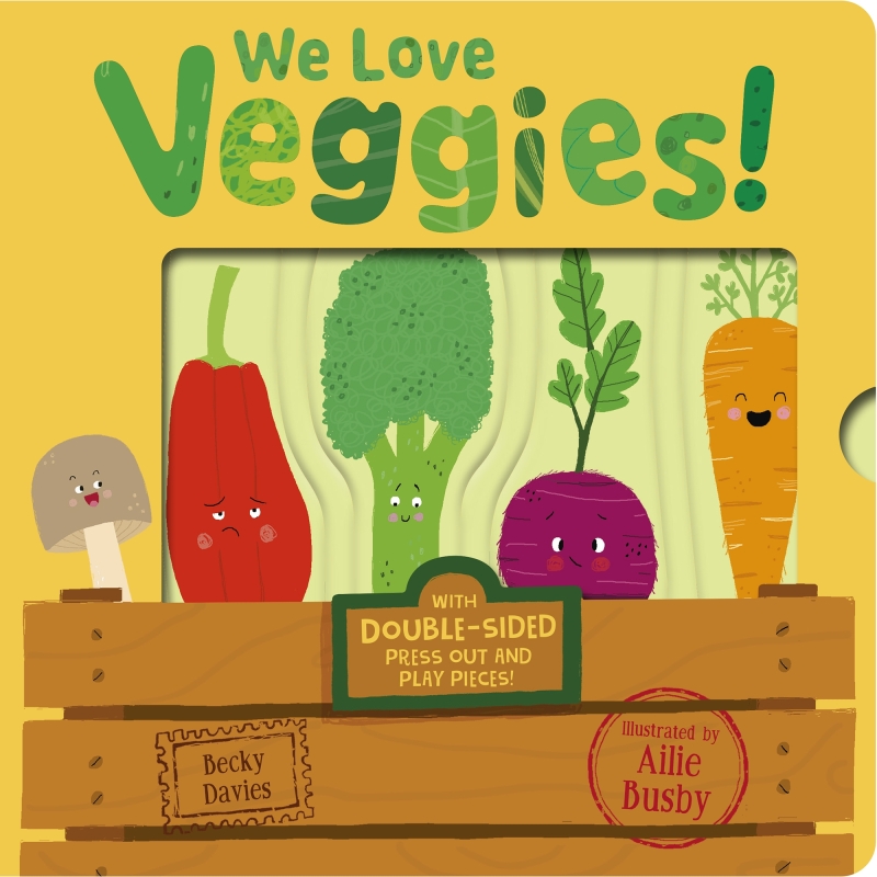 Book cover image - We Love Veggies 