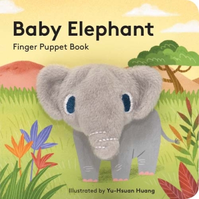 Book cover image - Baby Elephant: Finger Puppet Book