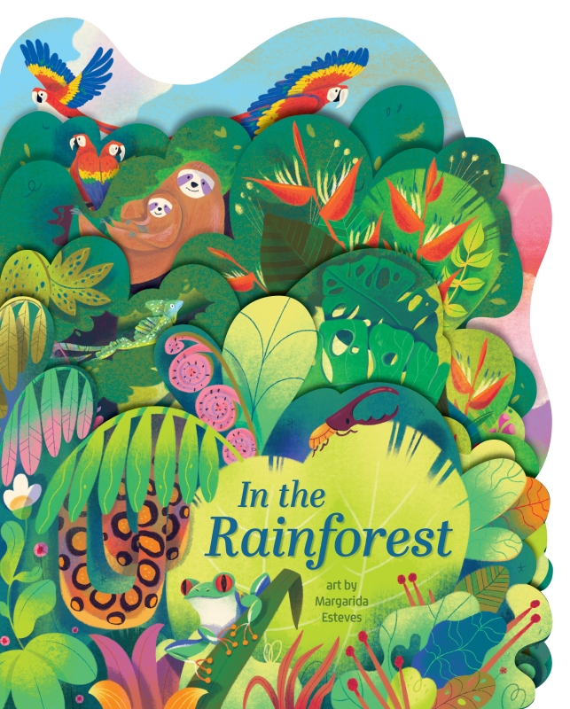 Book cover image - In the Rainforest