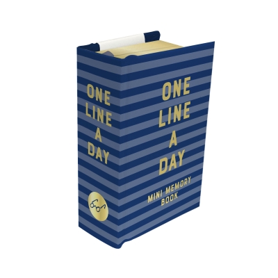 Book cover image - Navy Stripes Mini One Line a Day