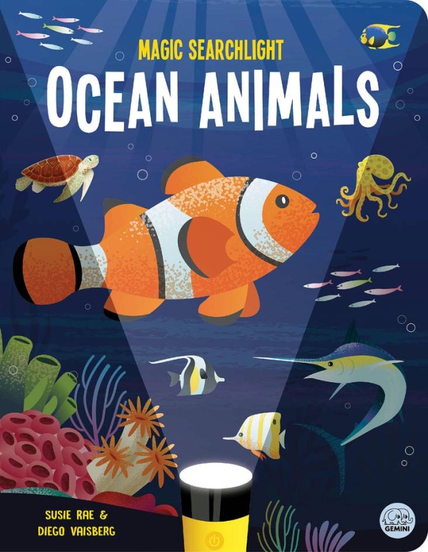 Book cover image - Magic Searchlight - Ocean Animals