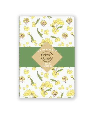 Book cover image - All Wrapped Up:&nbsp; May Gibbs Pocket Notebook