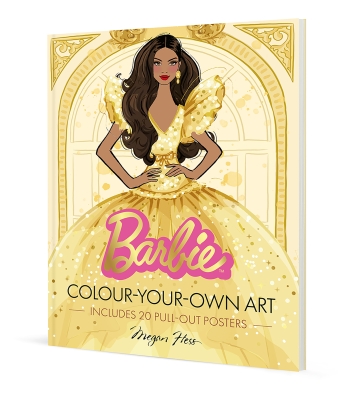 Book cover image - Barbie: Colour-Your-Own Art