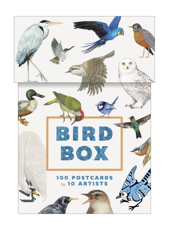 Book cover image - Bird Box: 100 Postcards by 10 Artists