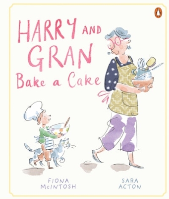Book cover image - Harry and Gran Bake a Cake