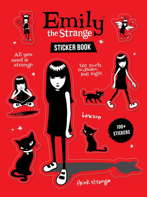 Book cover image - Emily the Strange Sticker Book