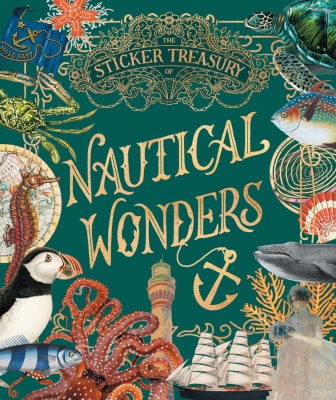 Book cover image - The Sticker Treasury of Nautical Wonders