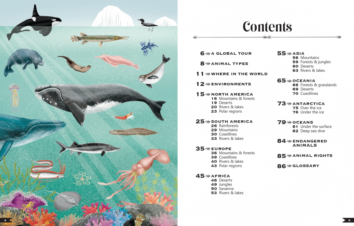 Animal Compendium Example Wildlife Compendium of the World | Hardie Grant Gift