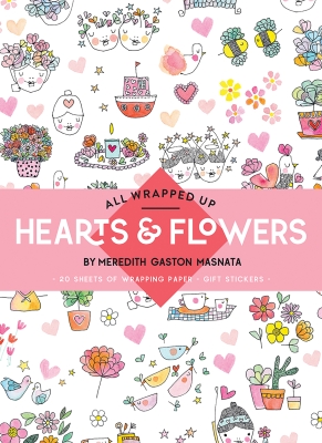 Book cover image - All Wrapped Up: Hearts & Flowers