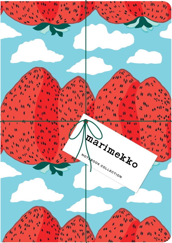 Book cover image - Marimekko Strawberry Notebook Collection