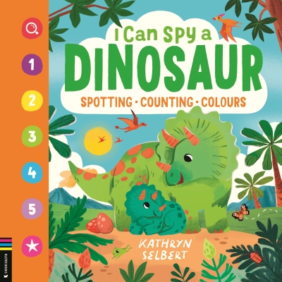 Book cover image - I Can Spy a Dinosaur