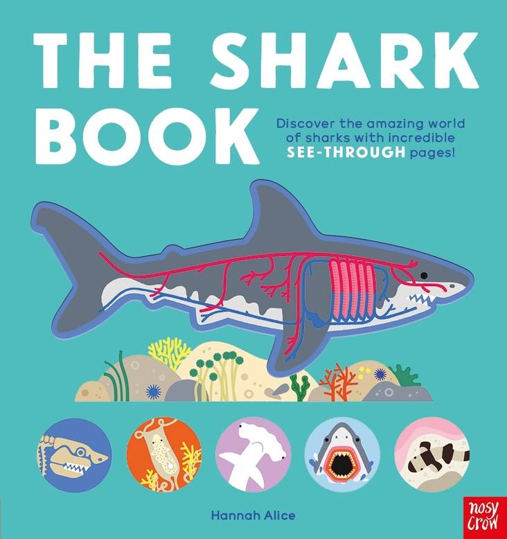 Book cover image - Shark Book: Discover the Amazing World of Sharks With Incredible See-Through Pages!