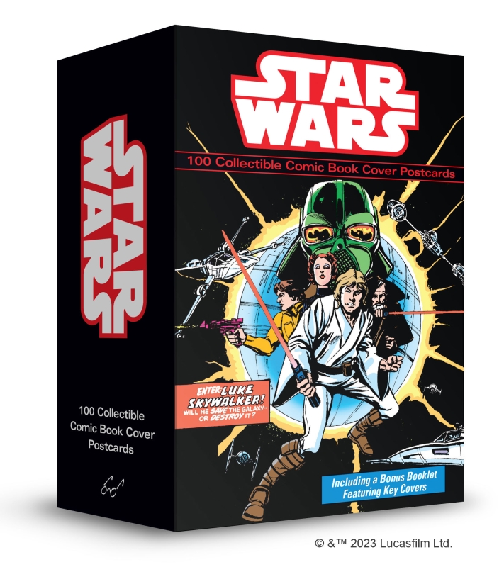 Book cover image - Star Wars: 100 Collectible Comic Book Cover Postcards