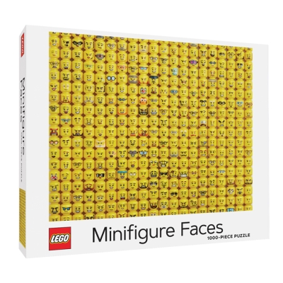 Book cover image - LEGO Minifigure Faces 1000Piece Puzzle