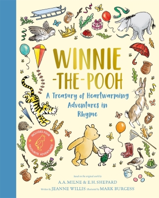 Book cover image - Winnie-the-Pooh: A Treasury of Heart-warming Adventures in Rhyme