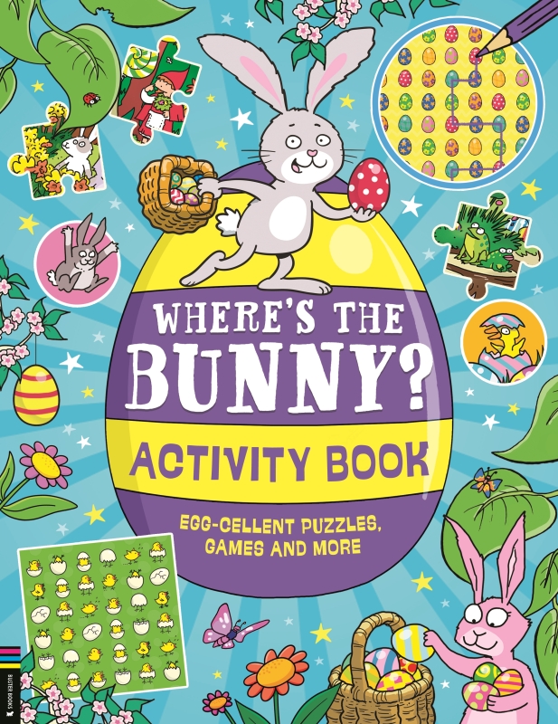 Book cover image - Where’s the Bunny? Activity Book
