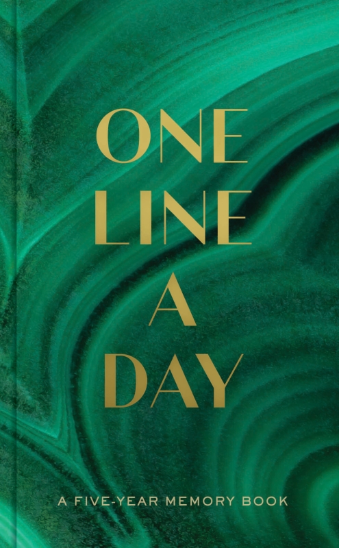 Book cover image - Malachite Green One Line a Day
