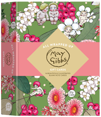 Book cover image - All Wrapped Up: May Gibbs Gift Cards
