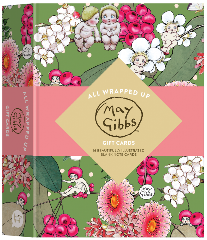 Book cover image - All Wrapped Up: May Gibbs Gift Cards