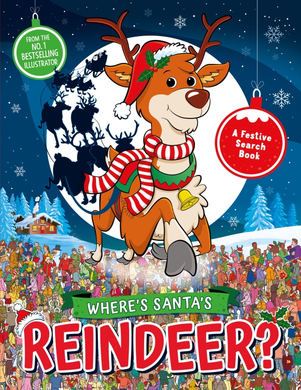 Book cover image - Where’s Santa’s Reindeer?