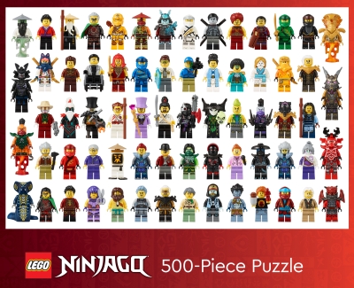 Book cover image - LEGO NINJAGO 500-Piece Puzzle