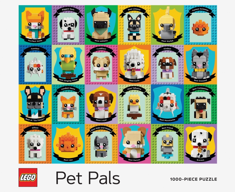 Book cover image - LEGO Pet Pals 1000-Piece Puzzle