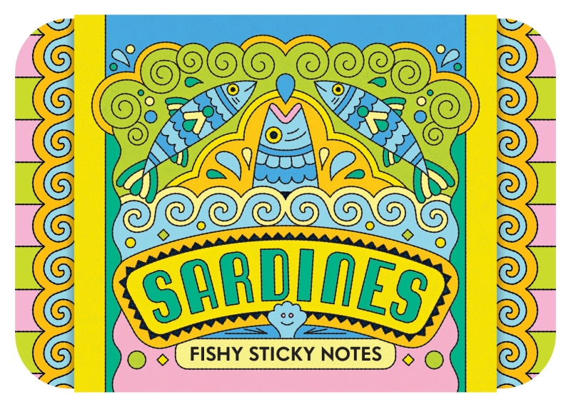 Book cover image - Sardines Fishy Sticky Notes