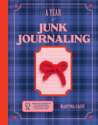 Book cover image - A Year of Junk Journaling