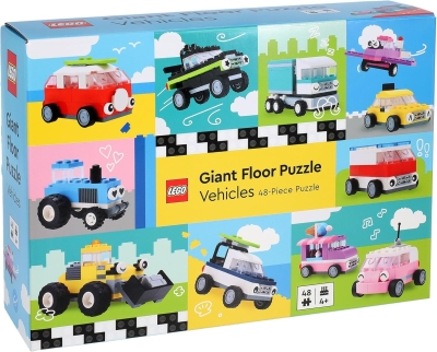 Book cover image - LEGO 48-Piece Giant Floor Puzzle: Vehicles