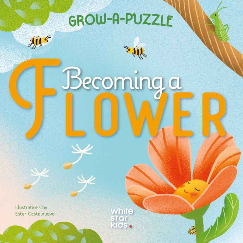 Book cover image - Grow-a-Puzzle. Becoming Flower 