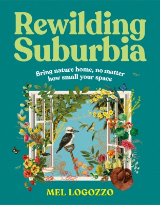 Book cover image - Rewilding Suburbia
