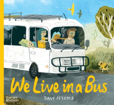 Book cover image - We Live in a Bus