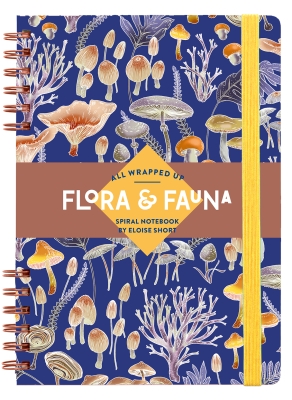 Book cover image - All Wrapped Up: Flora & Fauna by Eloise Short Notebook