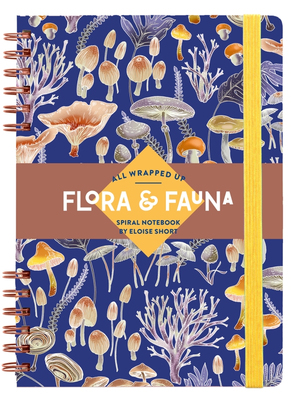 Book cover image - All Wrapped Up: Flora & Fauna by Eloise Short Notebook