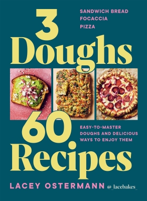 Book cover image - 3 Doughs, 60 Recipes