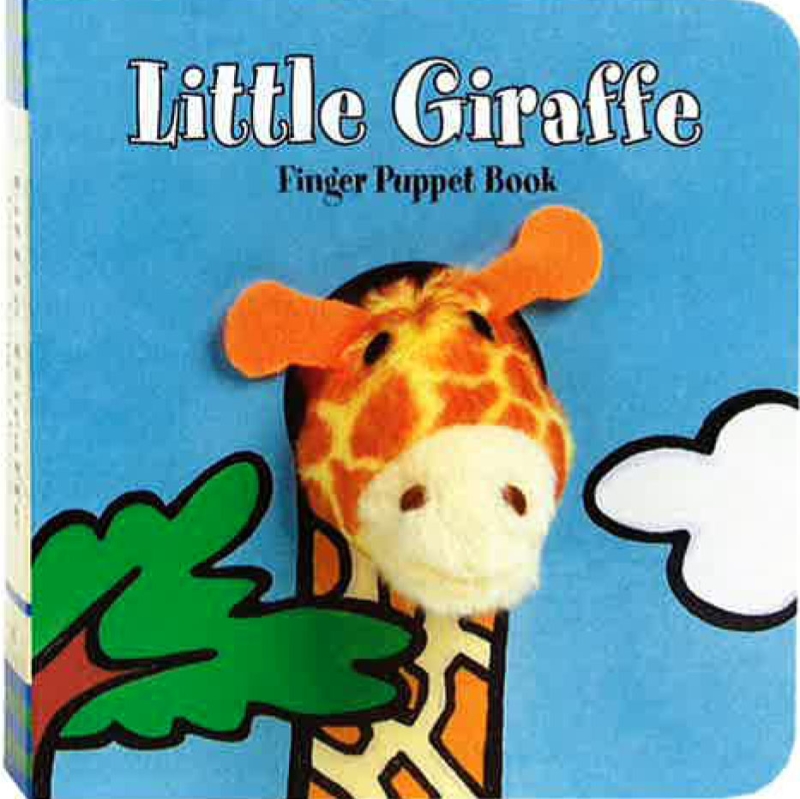 Book cover image - Little Giraffe: Finger Puppet Book