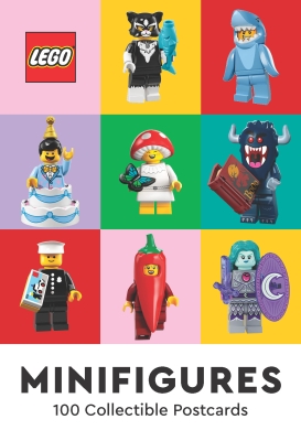 Book cover image - LEGO Minifigures: 100 Collectible Postcards