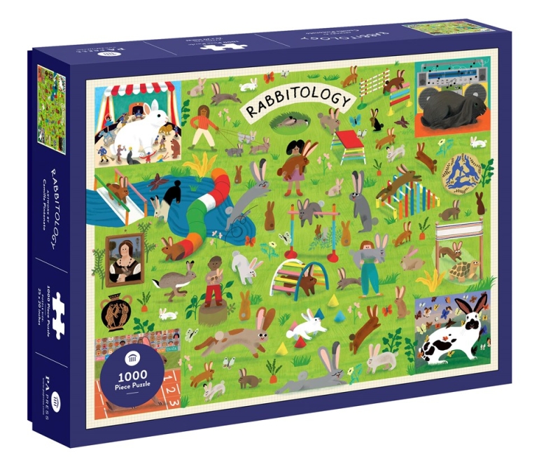 Book cover image - Rabbitology 1000 Piece Puzzle