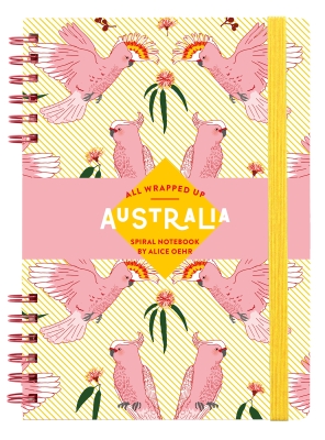 Book cover image - All Wrapped Up: Australia by Alice Oehr Notebook