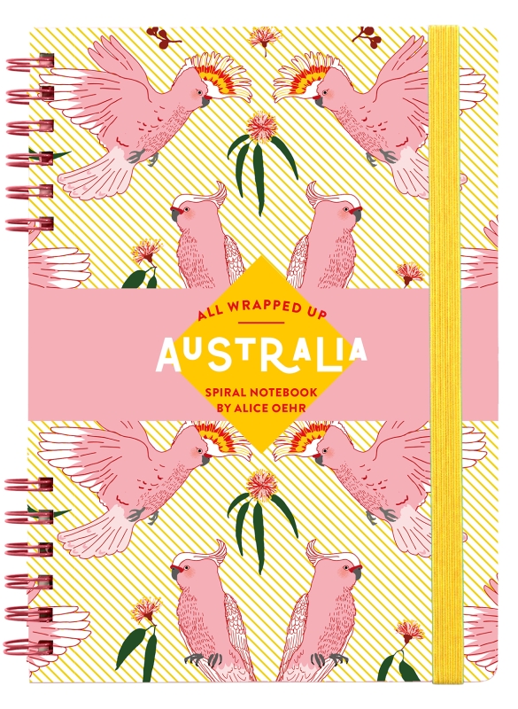 Book cover image - All Wrapped Up: Australia by Alice Oehr Notebook