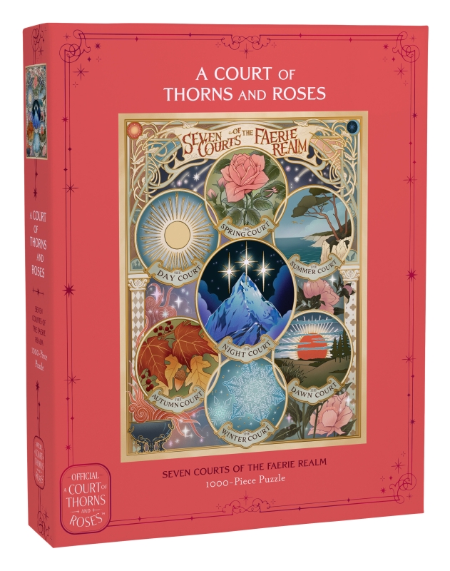 Book cover image - A Court of Thorns and Roses Official Seven Courts of the Faerie Realm 1000-Piece Puzzle
