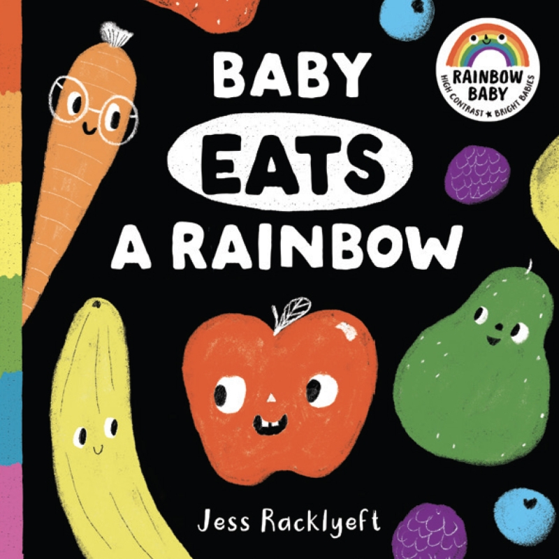 Book cover image - Rainbow Baby: Baby Eats a Rainbow