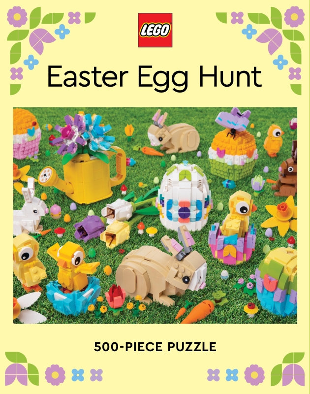 Book cover image - LEGO Easter Egg Hunt 500-Piece Puzzle
