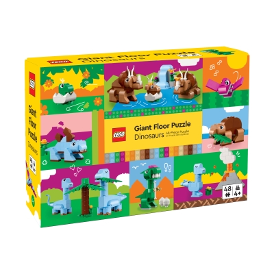 Book cover image - LEGO 48-Piece Giant Floor Puzzle: Dinosaurs