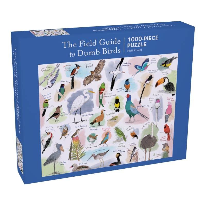 Book cover image - The Field Guide to Dumb Birds 1000-Piece Puzzle