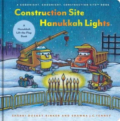 Book cover image - Construction Site Hanukkah Lights