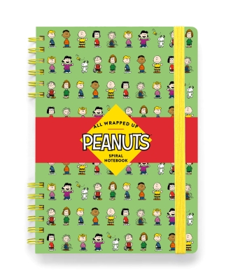 Book cover image - All Wrapped Up:&nbsp; Peanuts Spiral Notebook