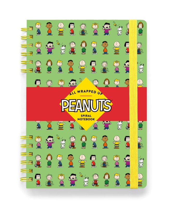 Book cover image - All Wrapped Up:&nbsp; Peanuts Spiral Notebook